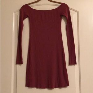Pink ribbed Micheal Lauren sweater dress